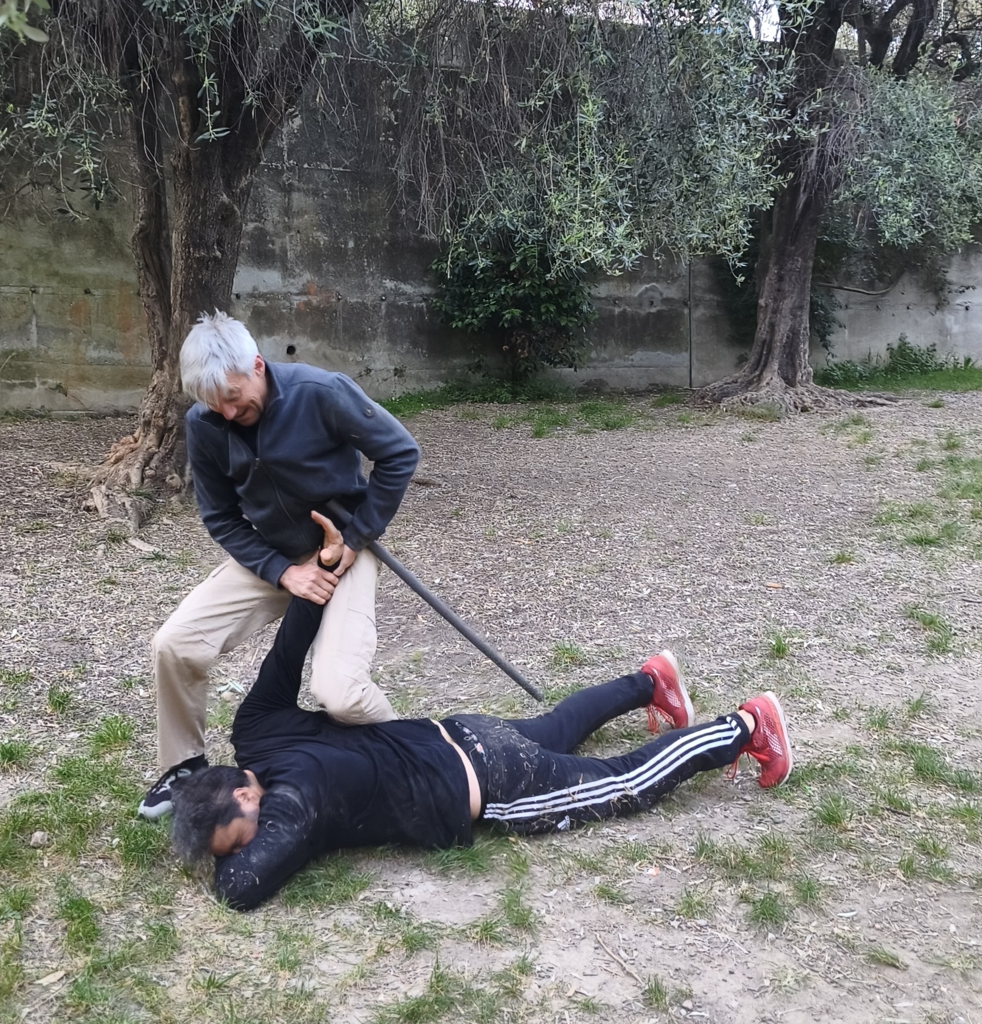 Exercice pratiqué pendant un cours de Systema